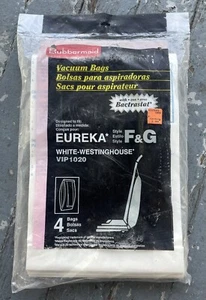 Rubbermaid Micro-Clean Eureka Vacuum Cleaner Bags Style F&G - Sealed Pkg of 4 - Picture 1 of 4
