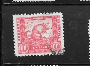 BOLIVIEN SC# 261 1939 CHINCHILLA ALTE ANTIKE ENDGÜLTIGE POSTALISCHE GEBRAUCHTE SS BRIEFMARKE - Bild 1 von 1