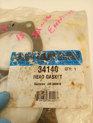 GLM 34140 HEAD GASKET REPLACE JOHNSON EVINRUDE 318914 320533 330818 9-63832 - Image 1 of 3
