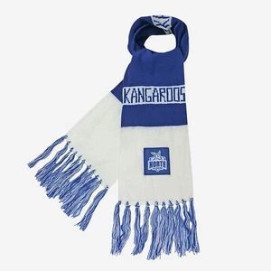 65232 NORTH MELBOURNE KANGAROOS AFL TEAM LOGO FOOTBALL CLOTH PATCH BAR SCARF - Picture 1 of 1