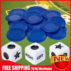 27pcs Dice Set Novelty Toys Left Right Center Dice Game for Party Picnic Games