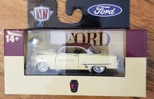 M2 Machines 1953 Ford Crestline Victoria R91 White 1:64 Diecast NIB - Picture 1 of 2