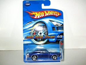 Hot Wheels 1969 Dodge Charger 1:64 Scale Dodge Blue Diecast Car *New* #4/5 - Picture 1 of 5