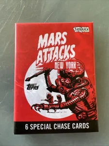 MARS ATTACKS New York Comic Con Convention Exclusive Factory Wax Pack Topps 2021 - Picture 1 of 1