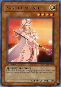 YuGiOh Sage of Silence (V.1) STON-EN015 Rare Englisch NM unl. - Bild 1 von 2