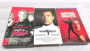Steven Seagal VHS Collection 3 Tapes - Imagen 1 de 2