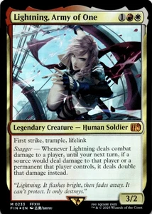MTG Lightning, Army of One Foil NM FINAL FANTASY Magic 233 - Bild 1 von 2