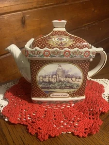 Vintage James Sadler Porcelain Windsor Castle England Teapot -Made in England - Picture 1 of 9