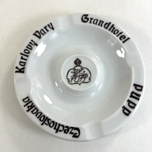 Grandhotel Pupp in Karlsbad, Tschechoslowakei Zigarrenaschenbecher Schmuckschale creme - Bild 1 von 8