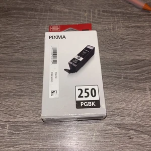 Cartucho de carro de tinta negro Canon Pixma 250 PGBK nuevo - Imagen 1 de 2