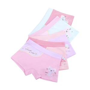 Girls Cotton Underwear Soft Boy Shorts Kids Boxer Briefs Panties(Pack of 5), ... - Picture 1 of 9