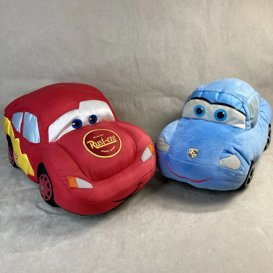 美泰迪士尼皮克斯汽车莎莉·卡雷拉保时捷毛绒填充动物玩具 13 罕见 — 第 1/4 张图片