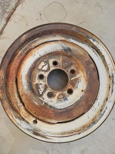 Ford 17.5" WHEEL Original 17.5"x5.5 Steel Rare Fomoco NT 1940s - Picture 1 of 10