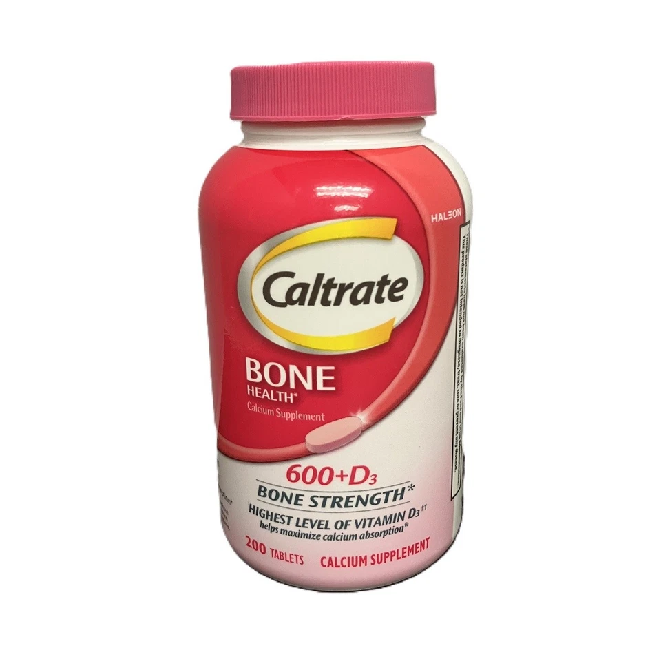 Caltrate 600 D3 Calcium & Vitamin D3 Supplement - 200 Count