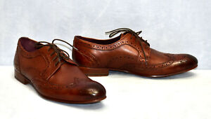 Details about  / Ted Baker Chorlten Men/'s Oxford Leather Wing Tip Lace Up Camo Pattern Sz 10 NEW