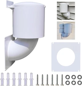 Dryer Vent Cover 4 Inch, Outdoor Dryer Vent Closure/Seal, Hood for Home Exterior - Picture 1 of 12