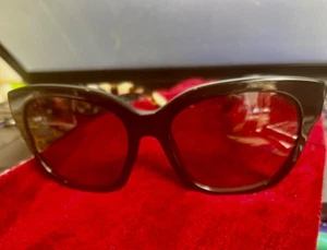 Oscar de la Renta Sunglasses New SSC5173 Gradient Tortoise Shell Arm Black Frame - Picture 1 of 7