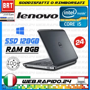 PC NOTEBOOK PORTATILE DELL LATITUDE E5430 14" CPU i5 3340M RAM 8GB SSD 128GB - Foto 1 di 6