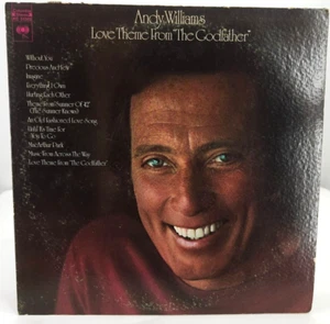 Andy Williams Album Vinyl 1972 Columbia Love Them From The Godfather BL-31303 - Picture 1 of 14