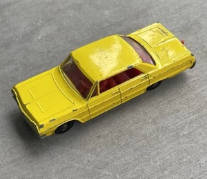 Vtg Lesney Matchbox England Chevrolet Impala Taxi # 20 Diecast Rare Red Interior - Picture 1 of 8