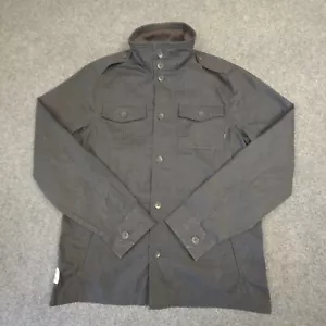 Vans Jacket Mens SMALL grey windbreaker long sleeve military style winter Size S - Picture 1 of 9
