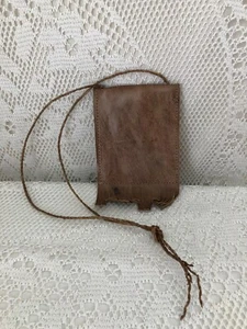 Petite sacoche Artisanale en Cuir marron - Imagen 1 de 11