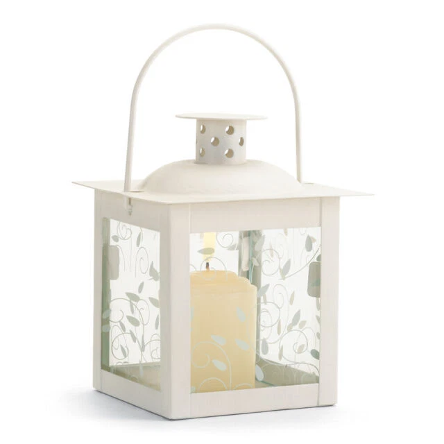 Gallery of Light 37440 Metal Lantern - White