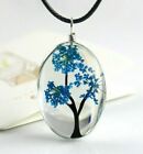 Tree of Life, Handmade Glass Oval Necklace