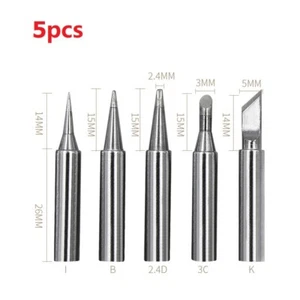 5Pcs Soldering Iron Tips 900M-T Series for Solder Rework Station Repair Tool - Picture 1 of 7