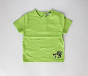 Camiseta verde de manga corta de niño (talla 12 meses) - Imagen 1 de 3