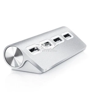 HUB 4 Puertos USB Ladron Adaptador Multipuerto Multiconector plata v527 - Imagen 1 de 6
