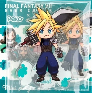 FINAL FANTASY 7 VII EVER CRISIS × Peko Poko Cloud Strife Mini Acrylic Stand - Picture 1 of 6
