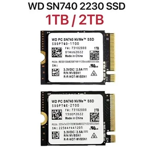 Neu WD PC SN740 1TB/2TB 2230 M.2 NVME SSD für Steam Deck ASUS ROG Sony PS5 - Bild 1 von 6