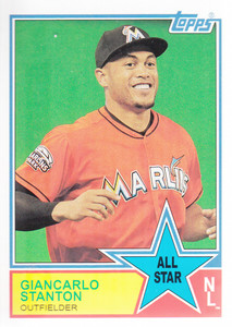 2013 Topps Archives 1983 All-Stars #GS Giancarlo Stanton - NM-MT