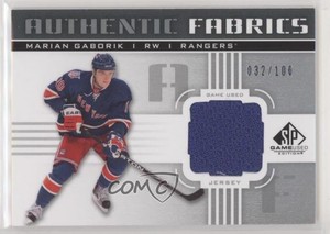 2011-12 SP Game Used Edition Authentic Fabrics /100 Marian Gaborik #AF-MG
