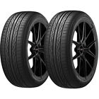 (QTY 2) 255/35R19 Hankook Ventus V2 concept2 H457 96W XL Black Wall Tires