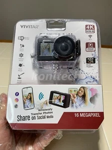 Vivitar DVR922HD-EIS DVR922 4k Dual-Screen Action Cam, 16MP WIFI Waterproof - Picture 1 of 2