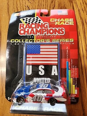 Coche y tarjeta Dodge Racing Champions STERLING MARLIN # 40USA United We Stand 1:64 Foto 1 de 4