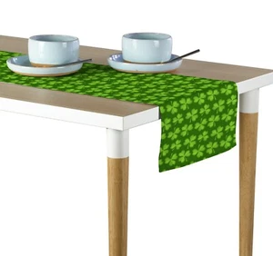 Lucky Clovers Table Runners - 12"x72" or 14"x108" - Picture 1 of 3