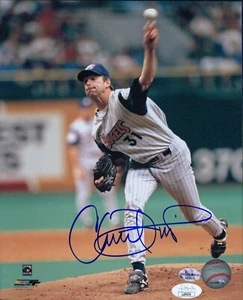 Chuck Finley Anaheim Angels Signed 8x10 Glossy Photo JSA Authenticated - Picture 1 of 2