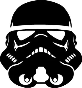 SIMILAR to STAR WARS Stormtrooper Empire Jedi Sith Decal Sticker Baby Yoda - Foto 1 di 2