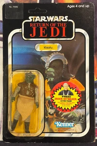 Vintage 1983 Kenner Star Wars ROTJ 79 Back Skiff Guard KLAATU UNPUNCHED MOC - Picture 1 of 6