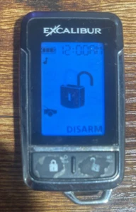 ExCalibur 2-Way LCD Security Keyfob 5 Buttons-TESTED-ELVNTRNC - Picture 1 of 2