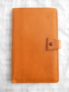 Vintage Welgo Passport Travel Ticket Wallet Folder Holder Case Genuine Pigskin - Picture 1 of 7