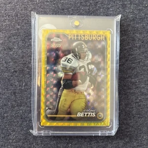 Jerome Bettis 2024 Topps cromo amarillo refractor geométrico/75 #164 combinación de colores  - Imagen 1 de 1