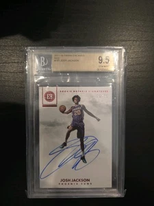 Josh Jackson 2017-18 Panini Rookie Notable Signatures Red RC 20/25 9.5 - Picture 1 of 3