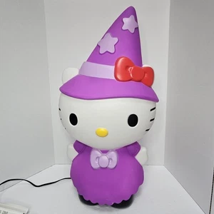 Nuevo Hello Kitty por Sanrio Iluminado Decoración Patio Molde Soplado 22" Gema Halloween  - Imagen 1 de 24