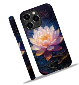 Compatible with iPhone 16 Pro Max Case,Beautiful Lotus Flowers Pattern 2 in 1 16 - Picture 1 of 7