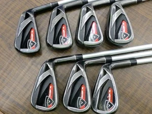 Callaway RAZR X Black Eisensatz 5-9+Pw+Sw Graphitschaft Flex-SR 7tlg RH - Bild 1 von 6