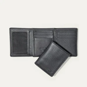 Will Leather Goods Classic Trifold Black Leather - Great Gift 🔝🔝🔝🔝🔝🔝🔝🔝🔝🔝 - Bild 1 von 9